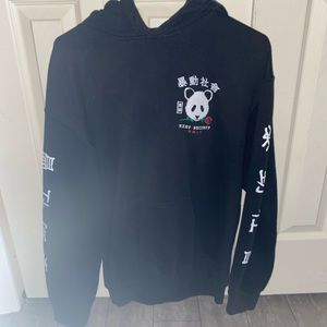 Graphic panda hoodie